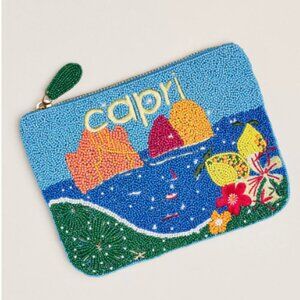 Daniella Manini Beaded City Pouch - NWOT